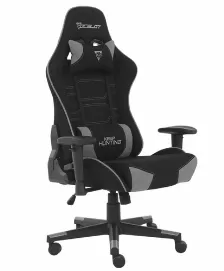 Silla Ocelot Gaming Ost-black Mist Reposa-brazos Si, Color Negro, Gris